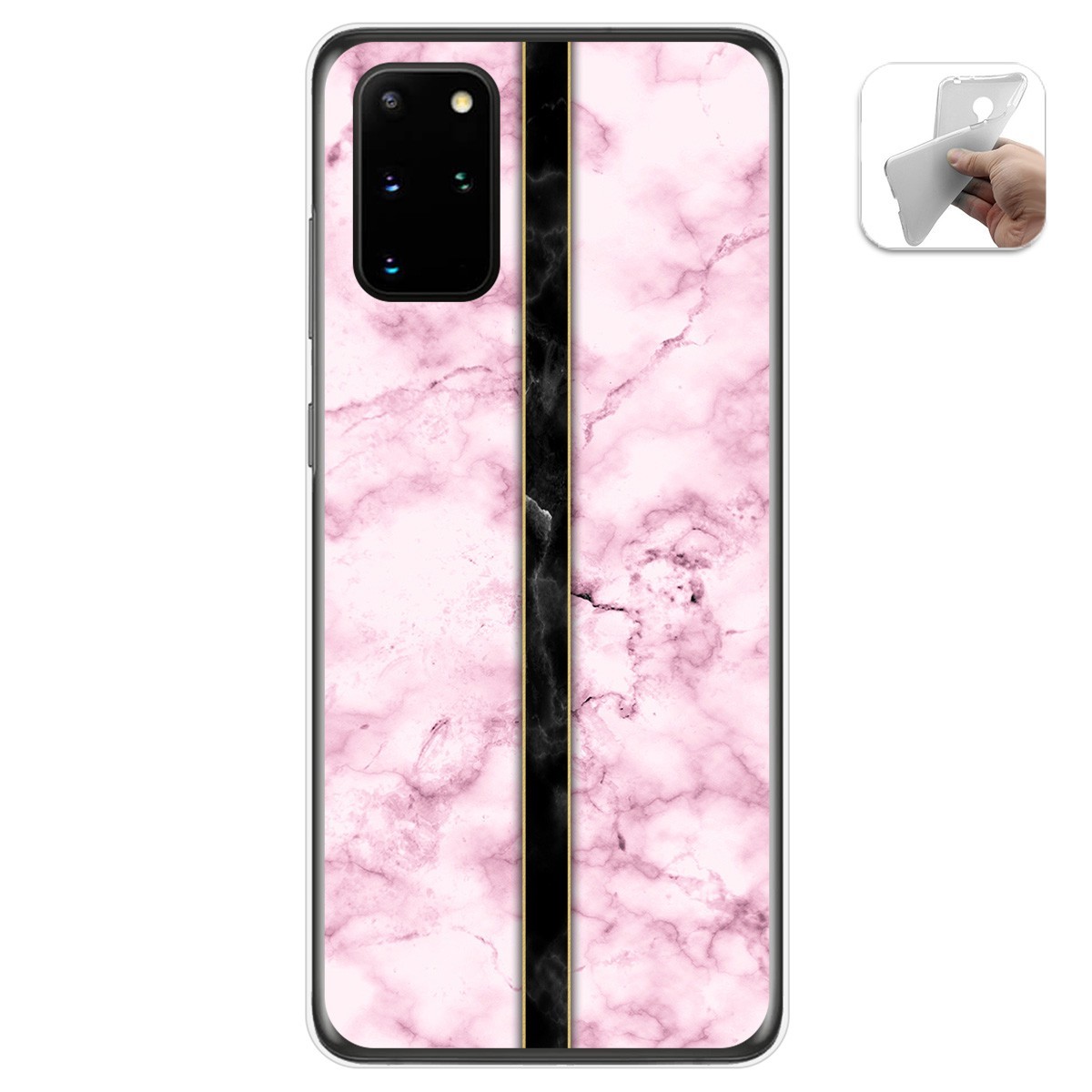 Funda Gel Tpu para Samsung Galaxy S20+ Plus diseño Mármol 04 Dibujos