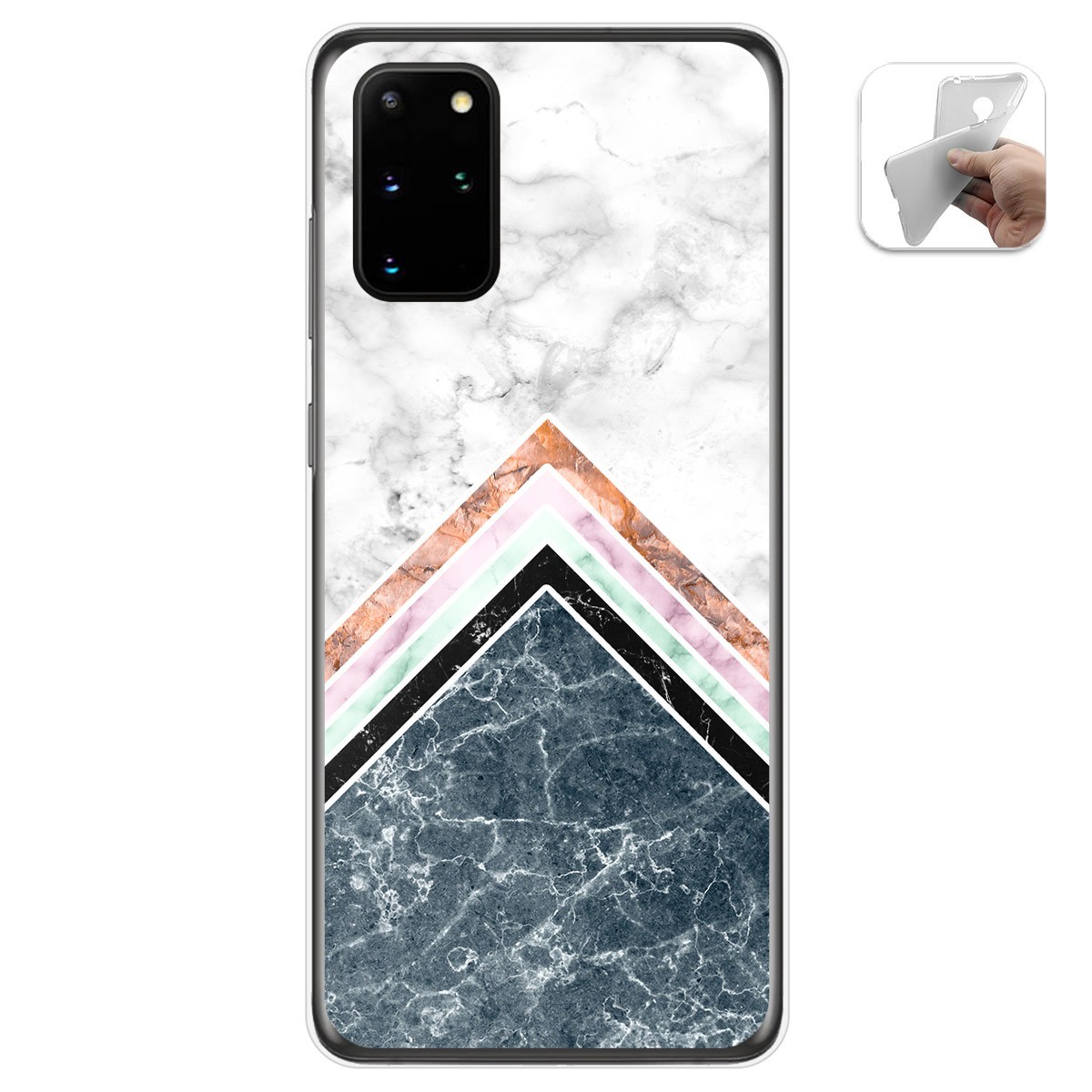 Funda Gel Tpu para Samsung Galaxy S20+ Plus diseño Mármol 05 Dibujos