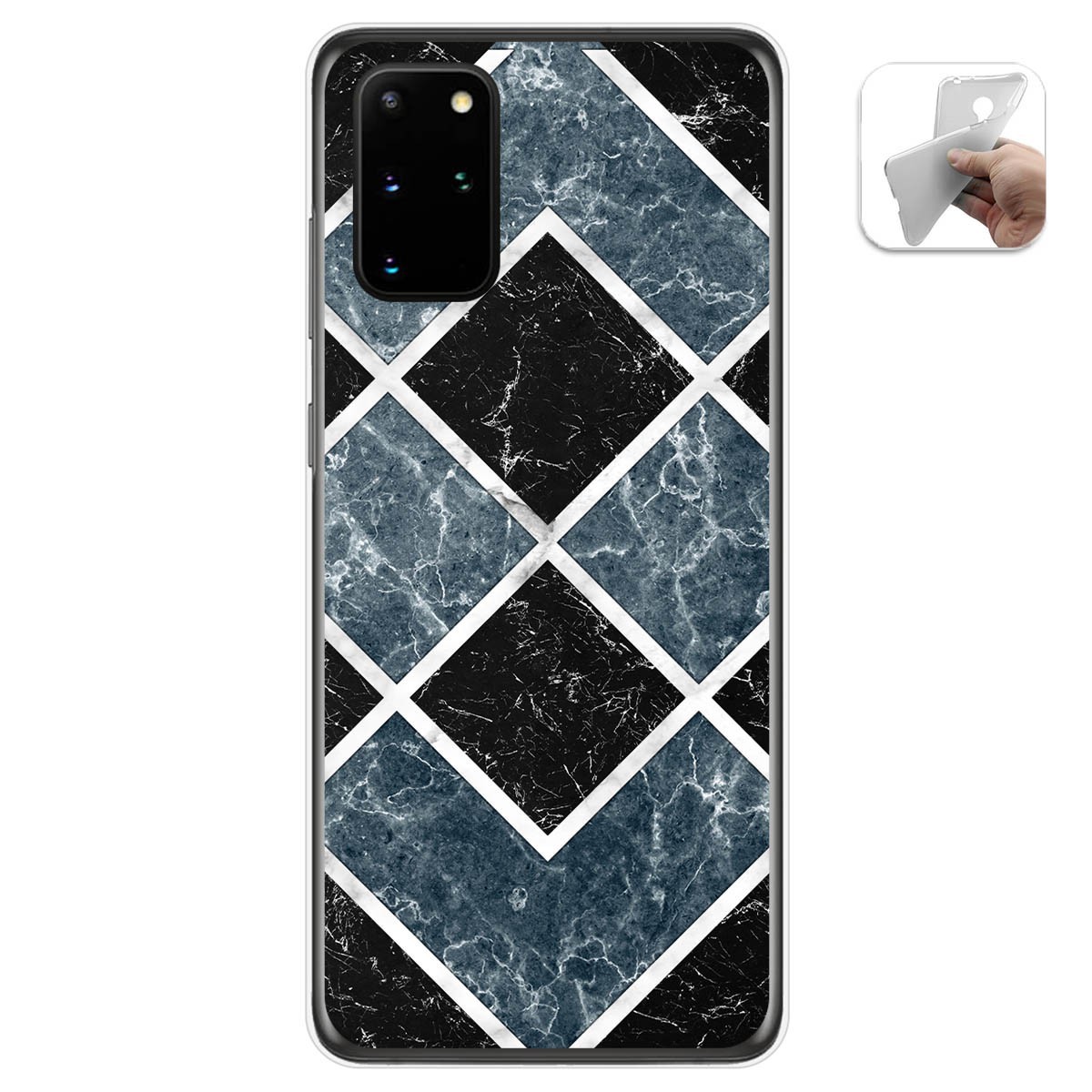Funda Gel Tpu para Samsung Galaxy S20+ Plus diseño Mármol 06 Dibujos