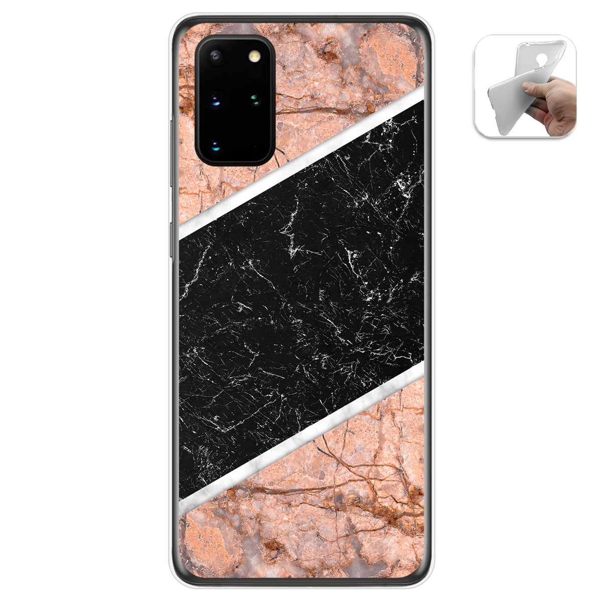 Funda Gel Tpu para Samsung Galaxy S20+ Plus diseño Mármol 07 Dibujos