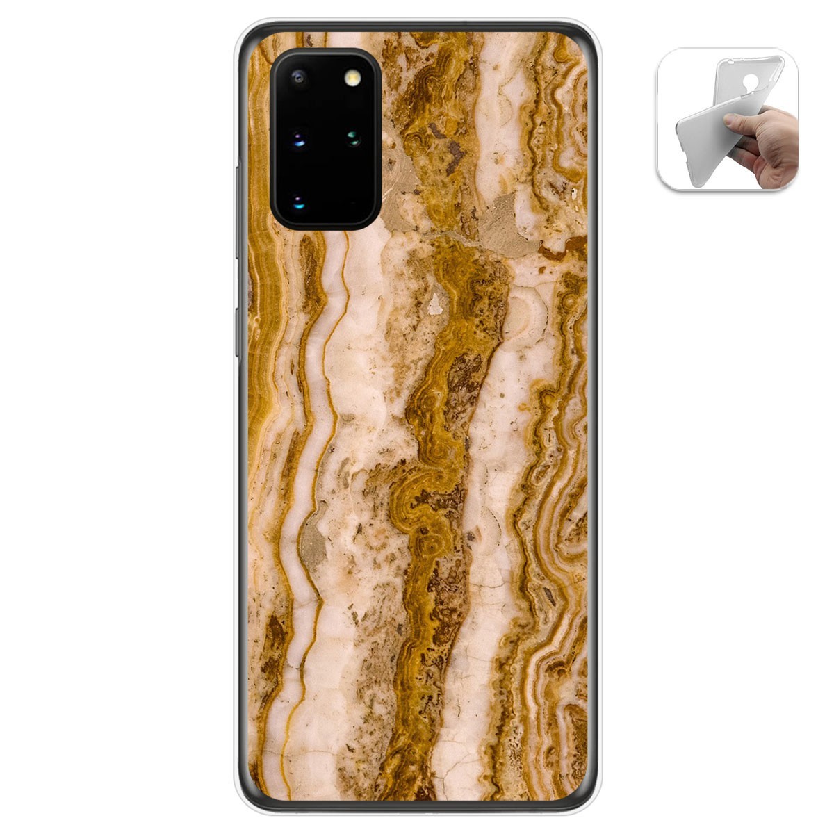 Funda Gel Tpu para Samsung Galaxy S20+ Plus diseño Mármol 10 Dibujos