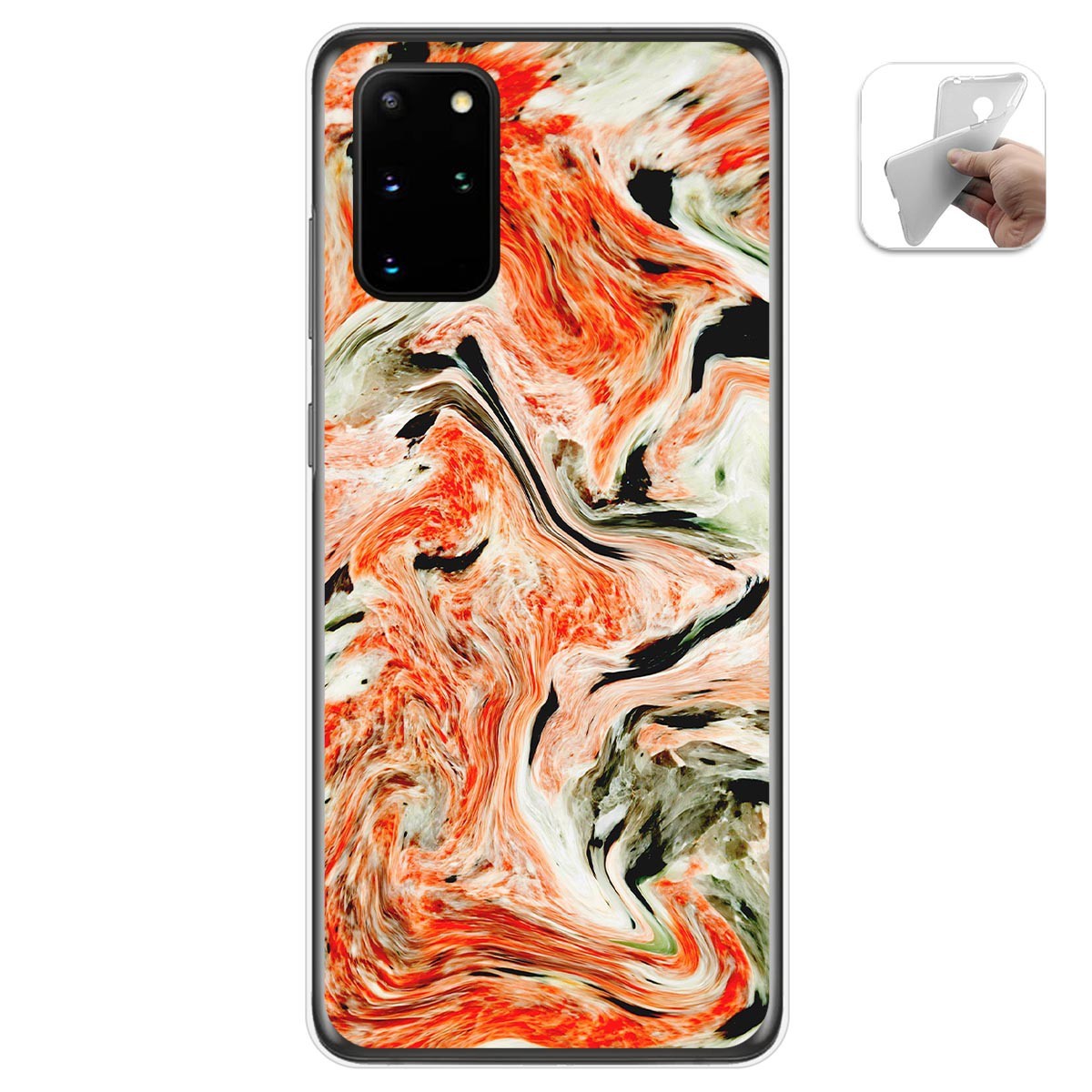 Funda Gel Tpu para Samsung Galaxy S20+ Plus diseño Mármol 12 Dibujos