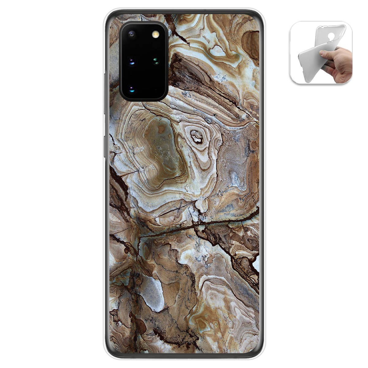 Funda Gel Tpu para Samsung Galaxy S20+ Plus diseño Mármol 14 Dibujos
