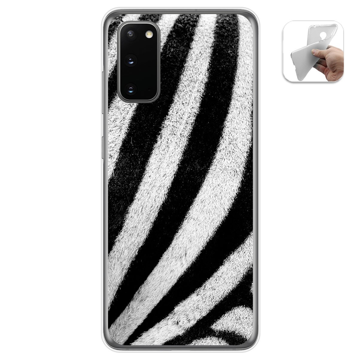 Funda Gel Tpu para Samsung Galaxy S20 diseño Animal 02 Dibujos