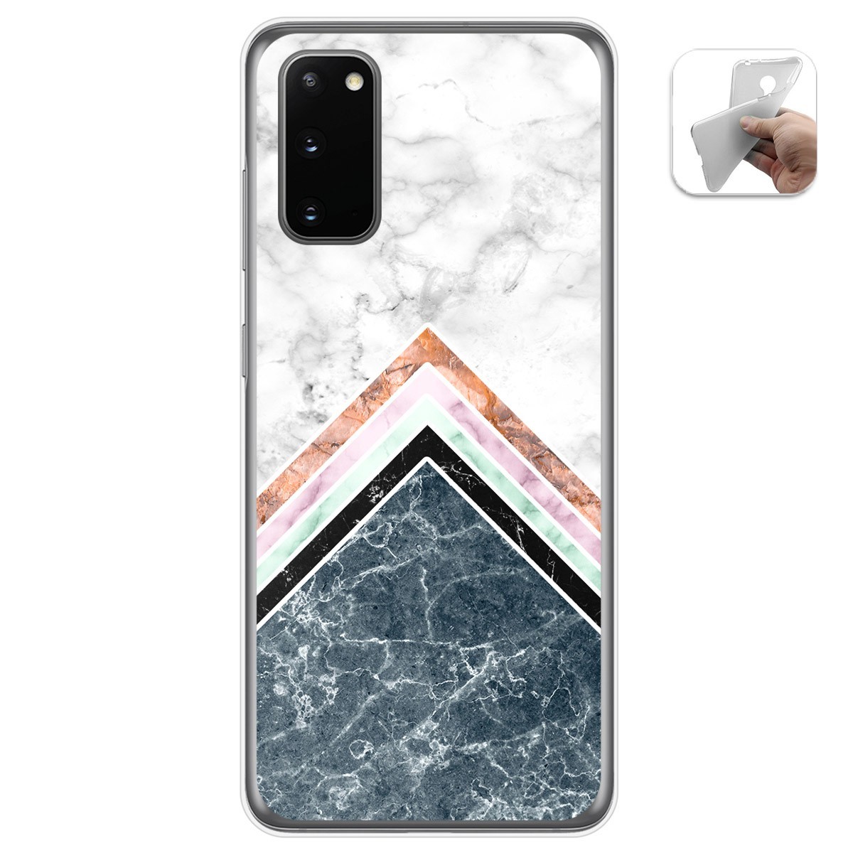 Funda Gel Tpu para Samsung Galaxy S20 diseño Mármol 05 Dibujos