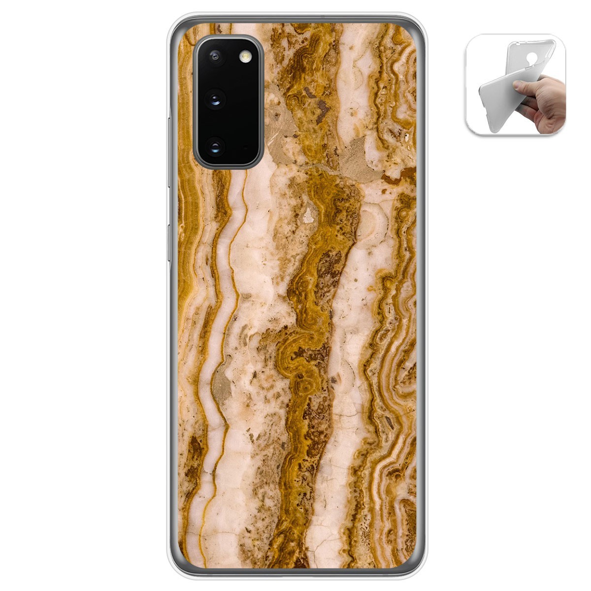 Funda Gel Tpu para Samsung Galaxy S20 diseño Mármol 10 Dibujos