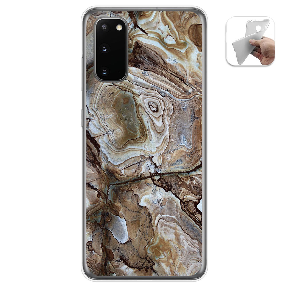 Funda Gel Tpu para Samsung Galaxy S20 diseño Mármol 14 Dibujos