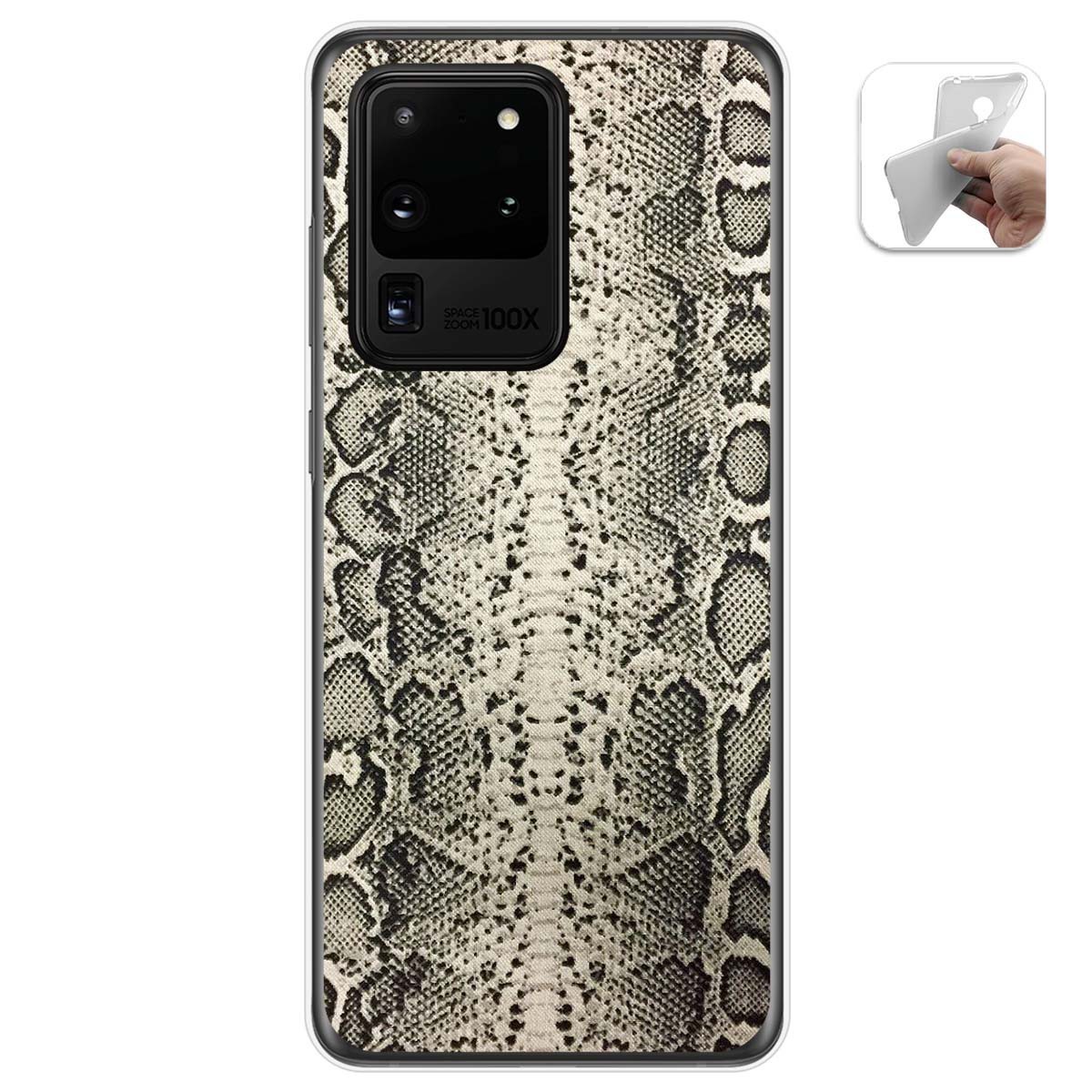 Funda Gel Tpu para Samsung Galaxy S20 Ultra diseño Animal 01 Dibujos