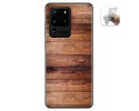 Funda Gel Tpu para Samsung Galaxy S20 Ultra diseño Madera 02 Dibujos