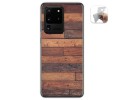 Funda Gel Tpu para Samsung Galaxy S20 Ultra diseño Madera 03 Dibujos