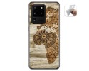 Funda Gel Tpu para Samsung Galaxy S20 Ultra diseño Madera 07 Dibujos