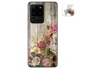 Funda Gel Tpu para Samsung Galaxy S20 Ultra diseño Madera 08 Dibujos