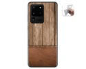 Funda Gel Tpu para Samsung Galaxy S20 Ultra diseño Madera 09 Dibujos
