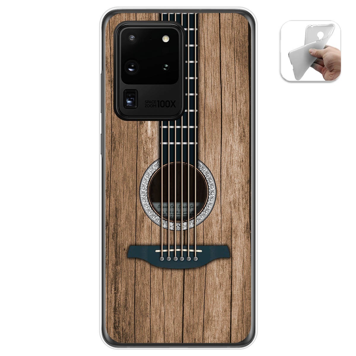 Funda Gel Tpu para Samsung Galaxy S20 Ultra diseño Madera 11 Dibujos