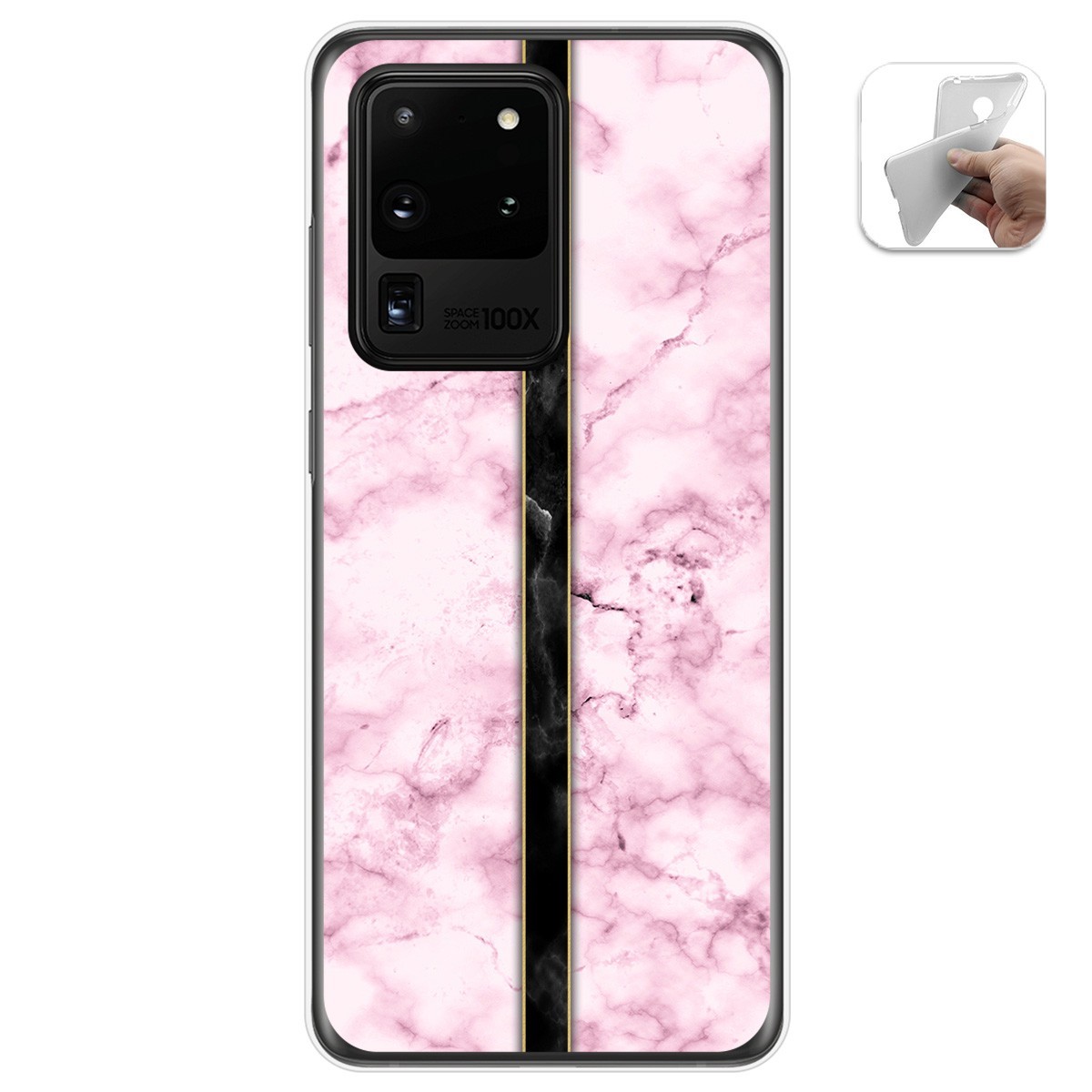 Funda Gel Tpu para Samsung Galaxy S20 Ultra diseño Mármol 04 Dibujos