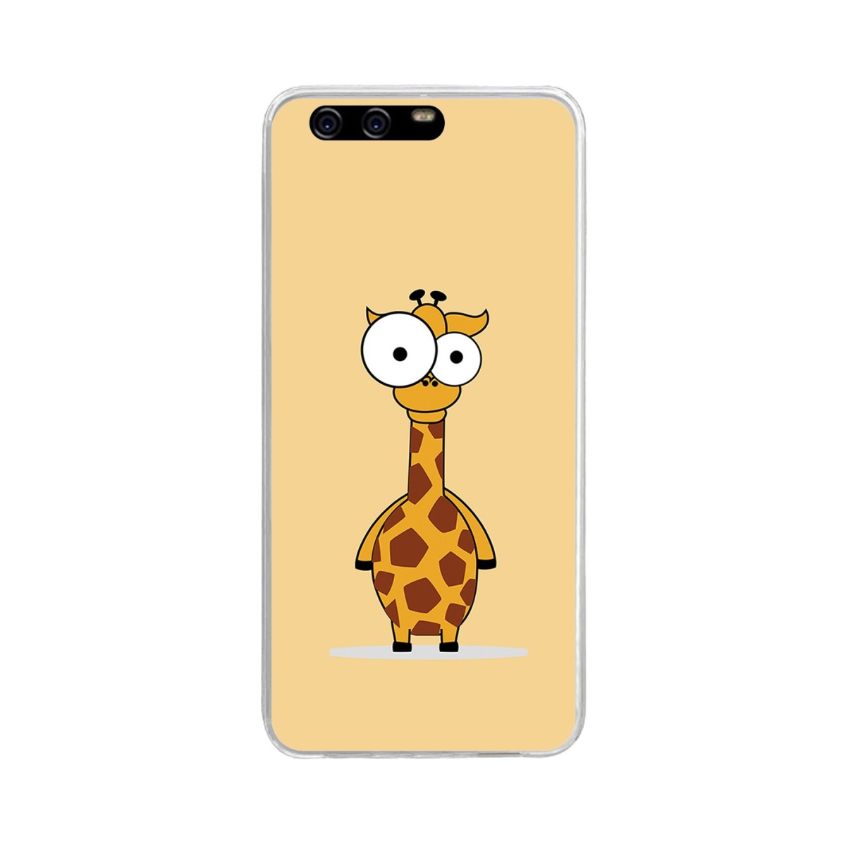 Funda Gel Tpu para Huawei P10 Plus Diseño Jirafa Dibujos