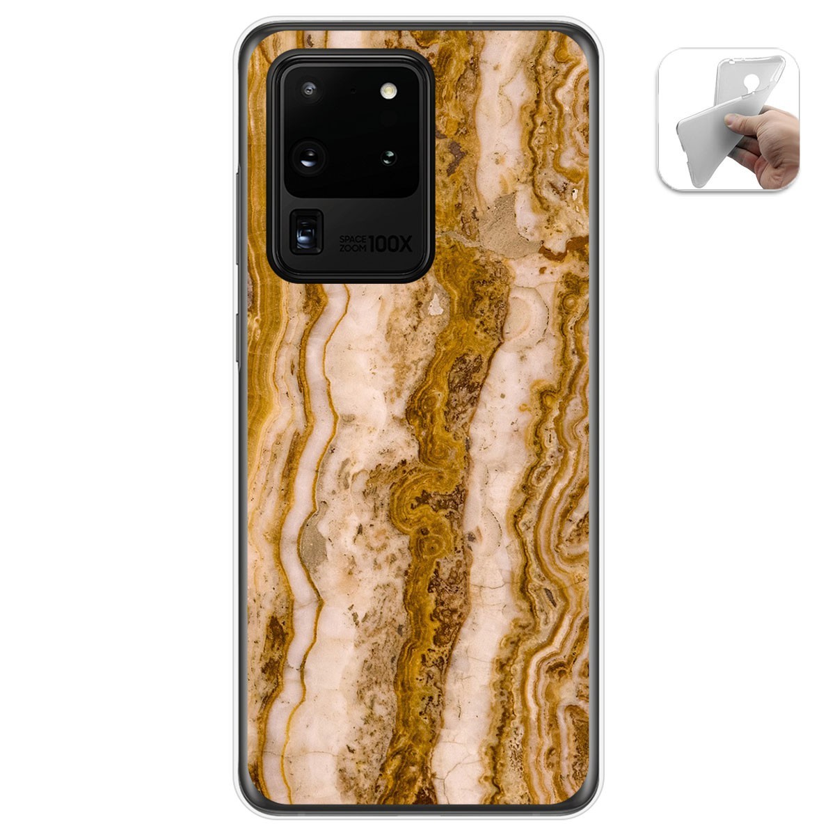 Funda Gel Tpu para Samsung Galaxy S20 Ultra diseño Mármol 10 Dibujos
