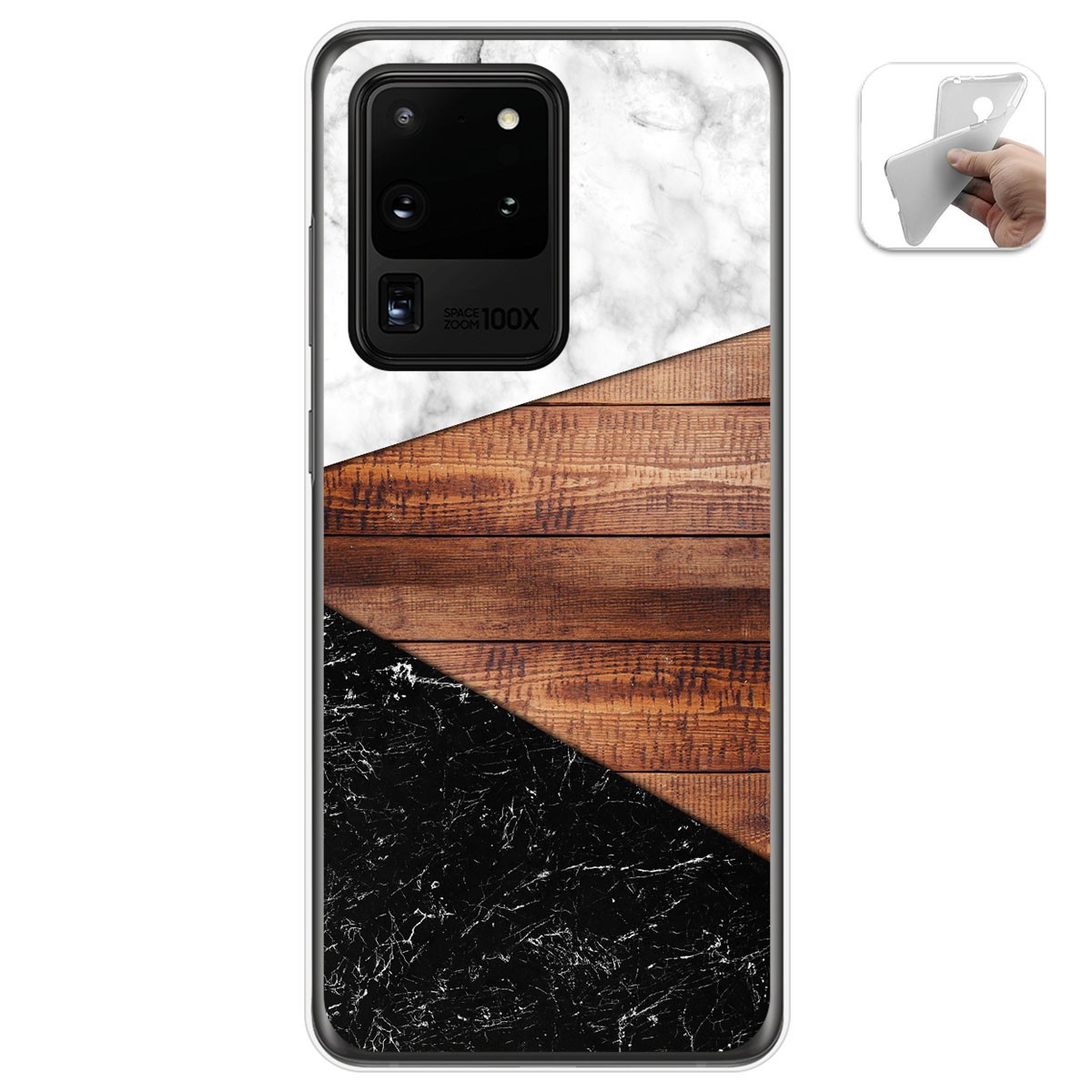 Funda Gel Tpu para Samsung Galaxy S20 Ultra diseño Mármol 11 Dibujos