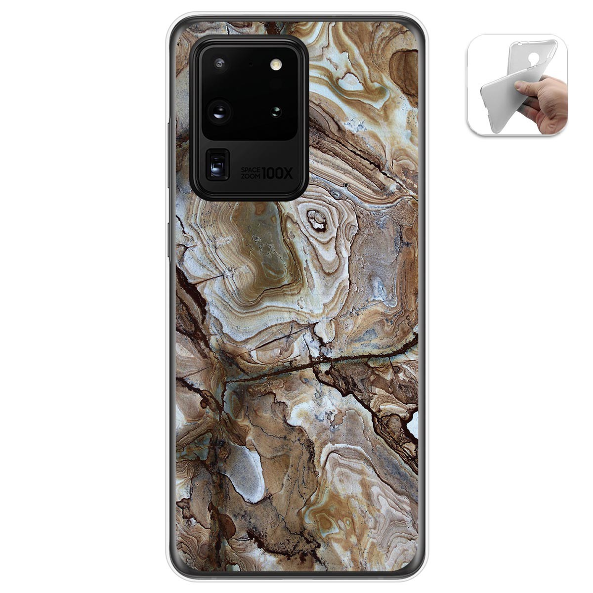 Funda Gel Tpu para Samsung Galaxy S20 Ultra diseño Mármol 14 Dibujos
