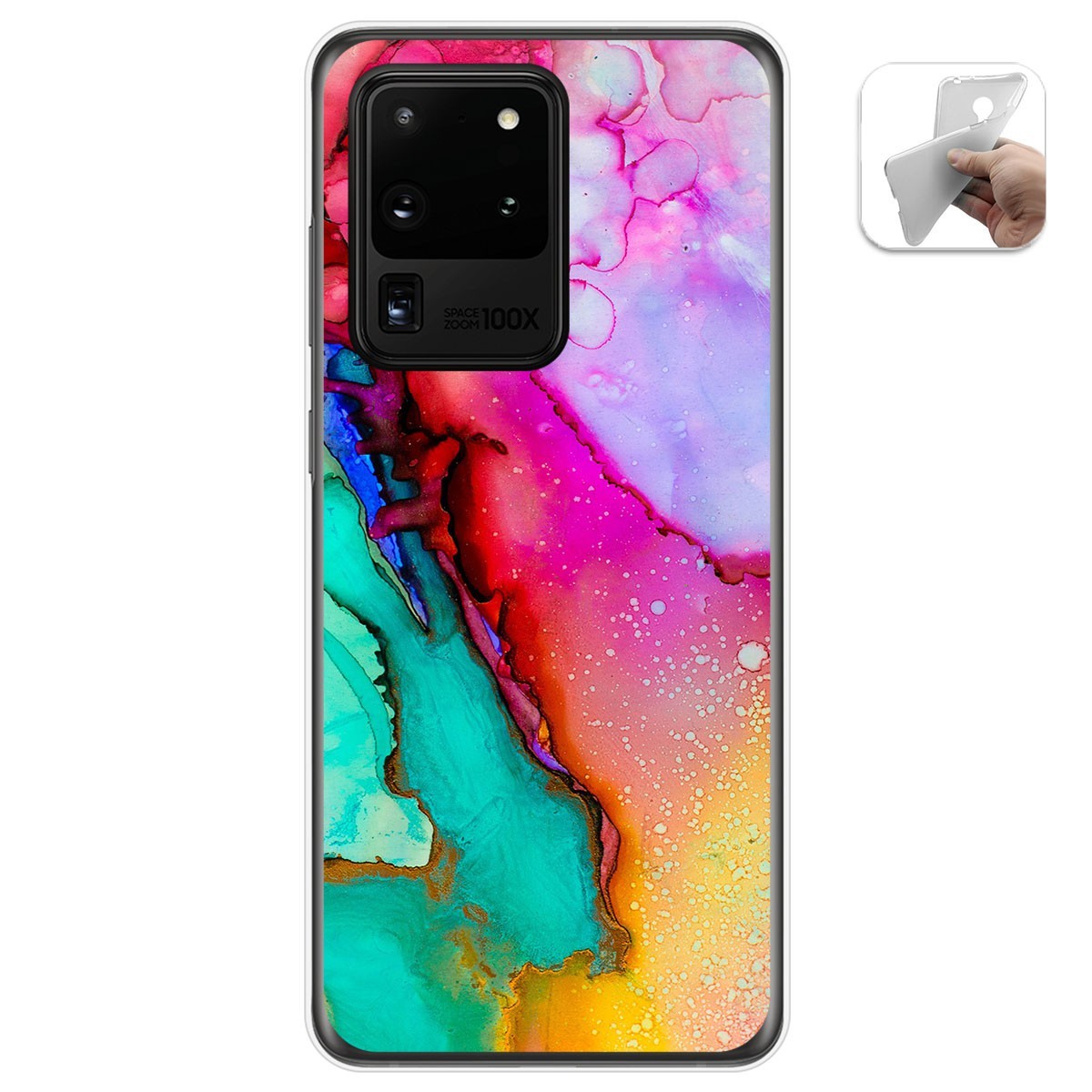 Funda Gel Tpu para Samsung Galaxy S20 Ultra diseño Mármol 15 Dibujos