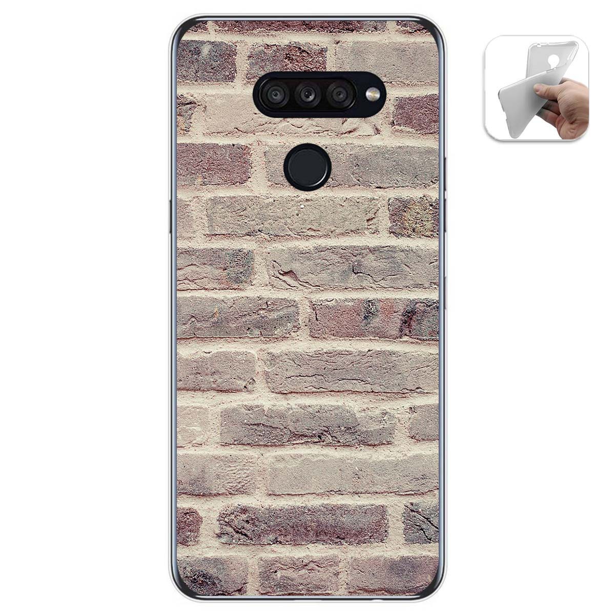 Funda Gel Tpu para Lg K50S diseño Ladrillo 01 Dibujos