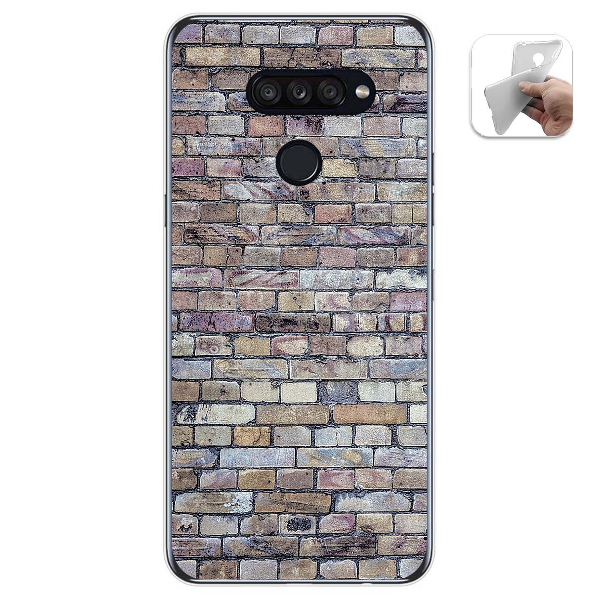Funda Gel Tpu para Lg K50S diseño Ladrillo 02 Dibujos