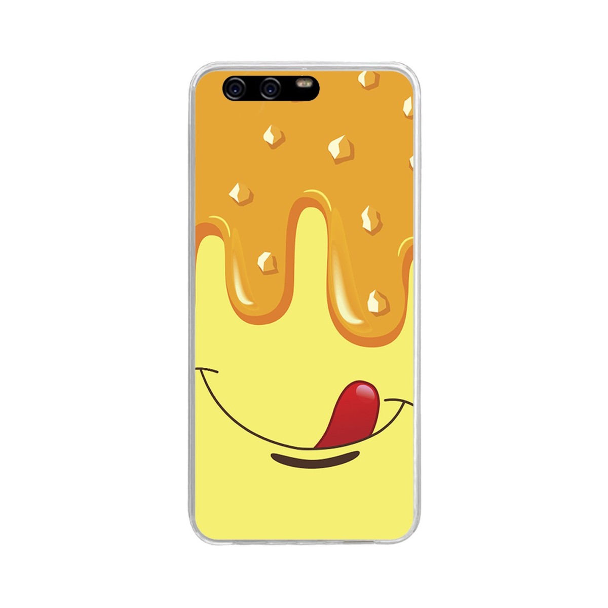 Funda Gel Tpu para Huawei P10 Plus Diseño Helado Vainilla Dibujos