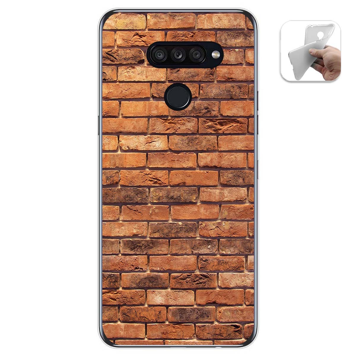 Funda Gel Tpu para Lg K50S diseño Ladrillo 04 Dibujos