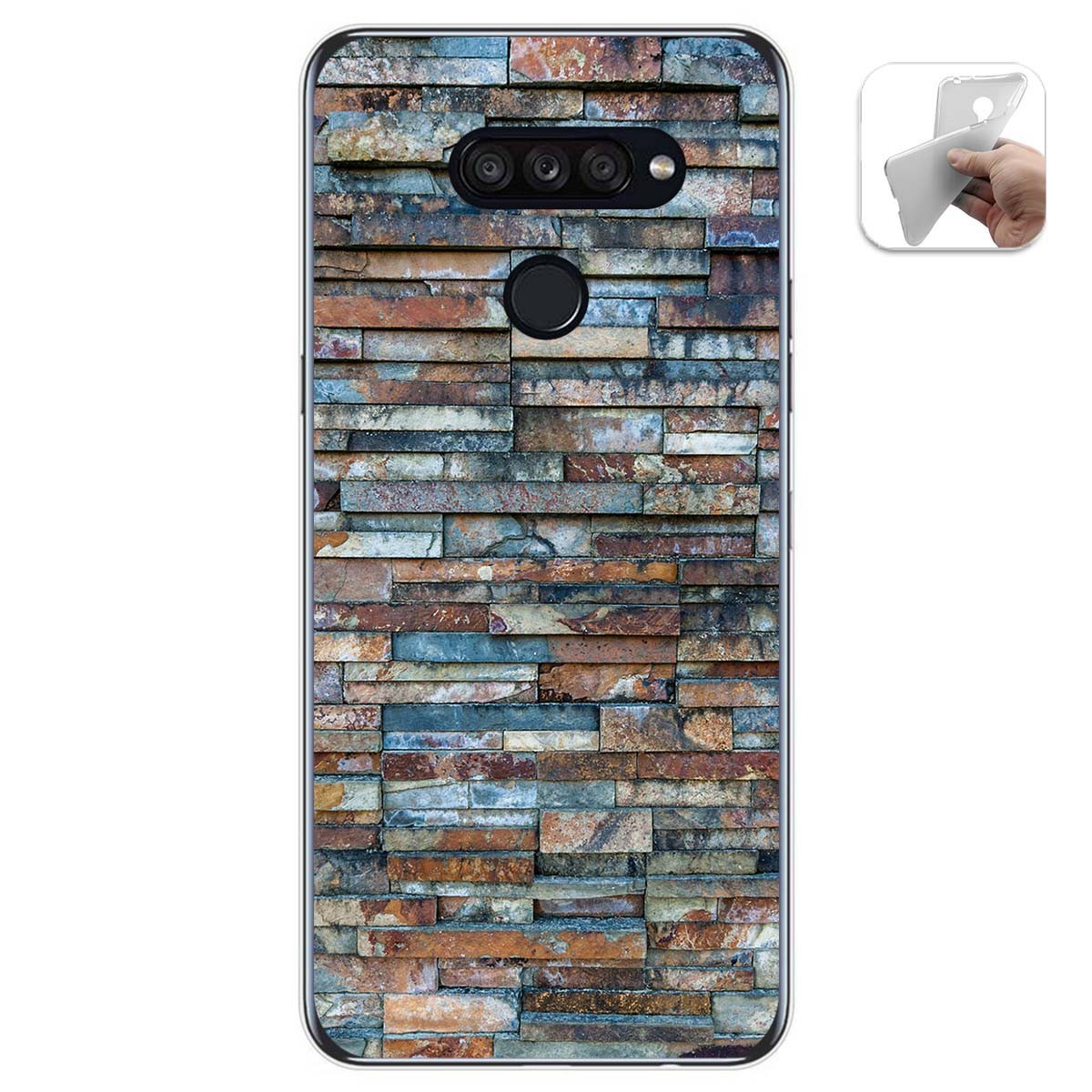 Funda Gel Tpu para Lg K50S diseño Ladrillo 05 Dibujos