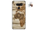 Funda Gel Tpu para Lg K50S diseño Madera 07 Dibujos