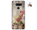 Funda Gel Tpu para Lg K50S diseño Madera 08 Dibujos