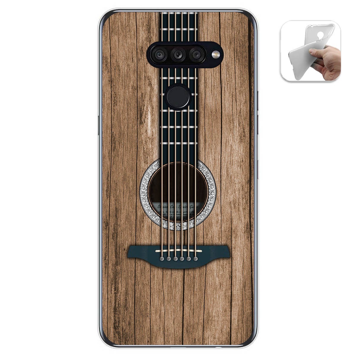 Funda Gel Tpu para Lg K50S diseño Madera 11 Dibujos