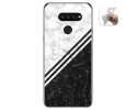 Funda Gel Tpu para Lg K50S diseño Mármol 01 Dibujos
