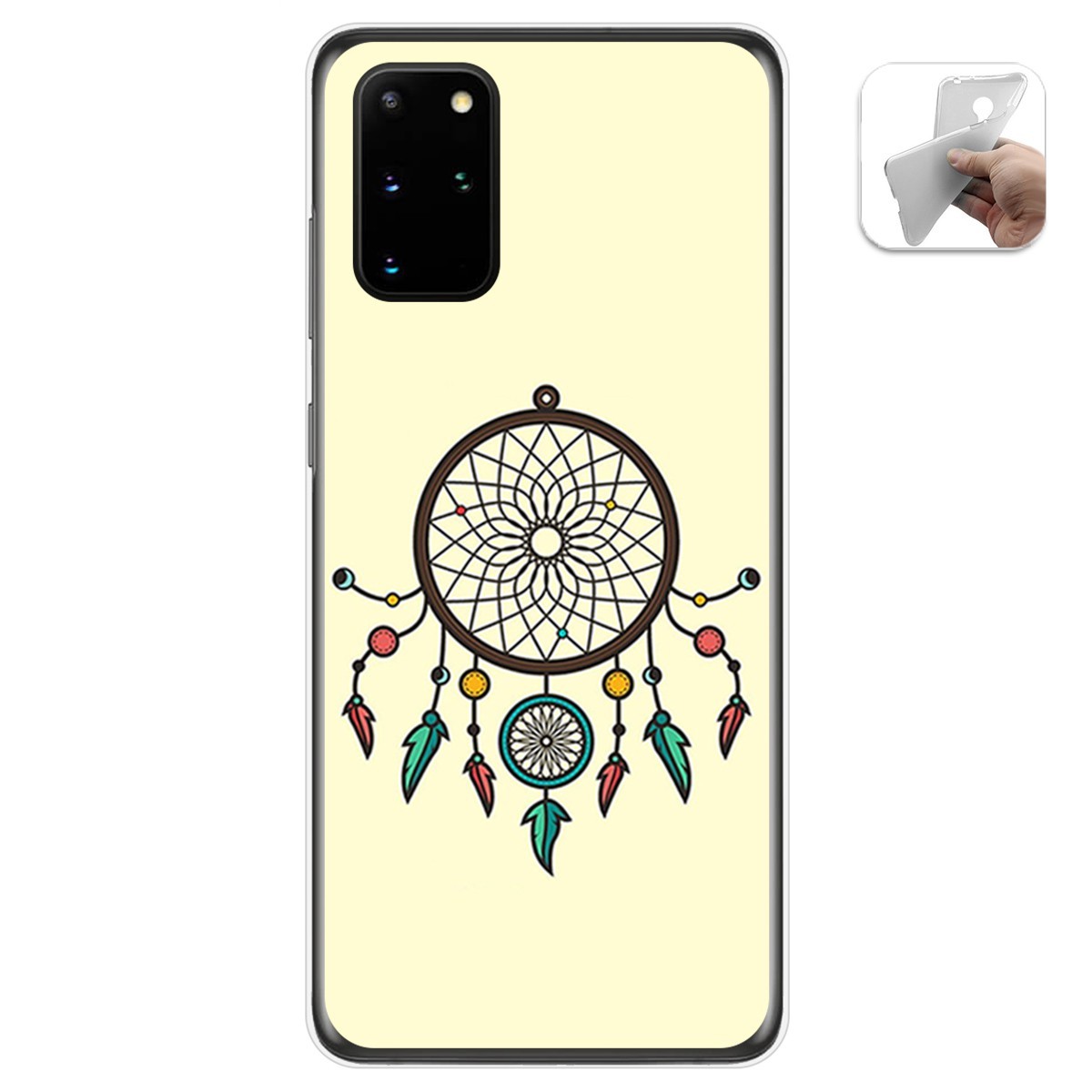 Funda Gel Tpu para Samsung Galaxy S20+ Plus diseño Atrapasueños Dibujos