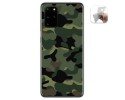 Funda Gel Tpu para Samsung Galaxy S20+ Plus diseño Camuflaje Dibujos