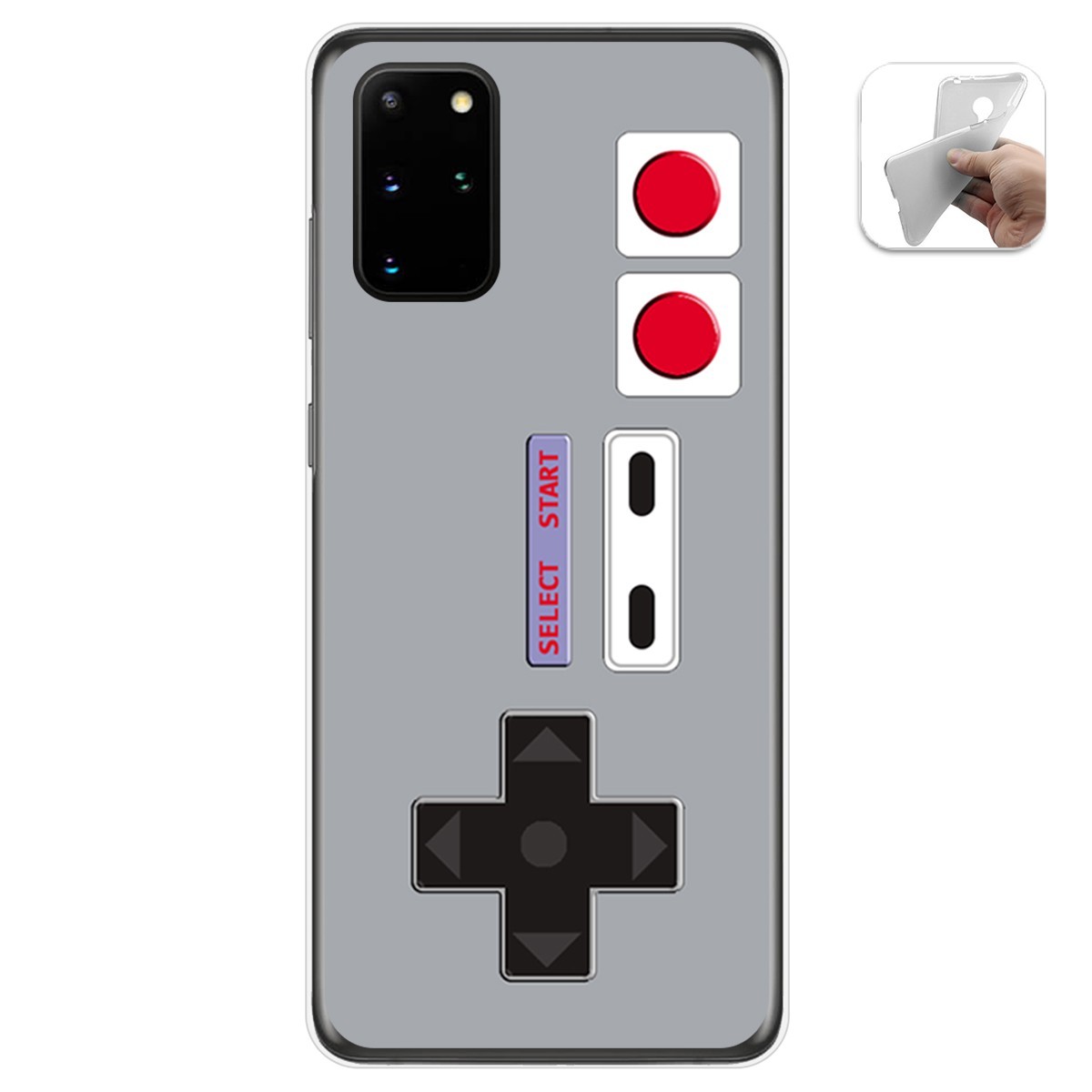 Funda Gel Tpu para Samsung Galaxy S20+ Plus diseño Consola Dibujos