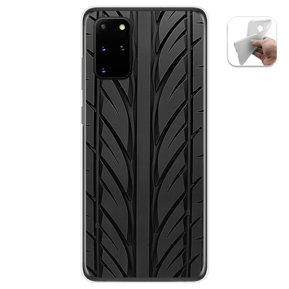 Funda Gel Tpu para Samsung Galaxy S20+ Plus diseño Neumatico Dibujos