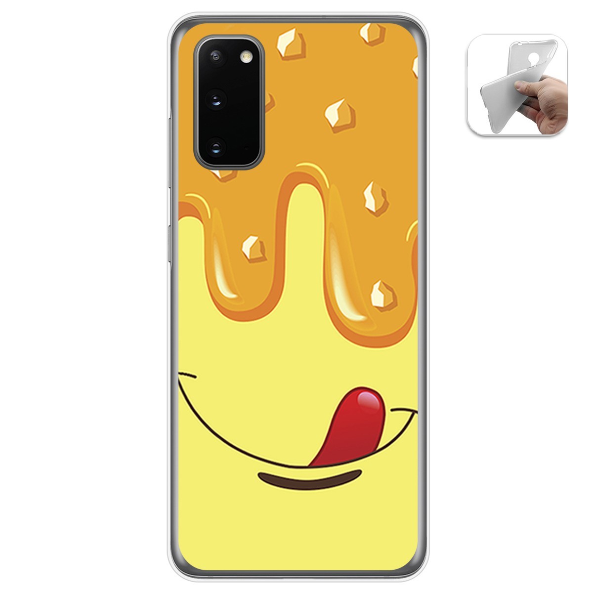 Funda Gel Tpu para Samsung Galaxy S20 diseño Helado Vainilla Dibujos