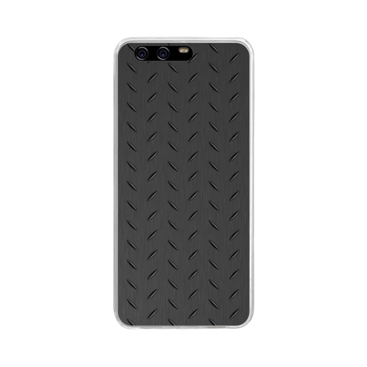 Funda Gel Tpu para Huawei P10 Plus Diseño Metal Dibujos