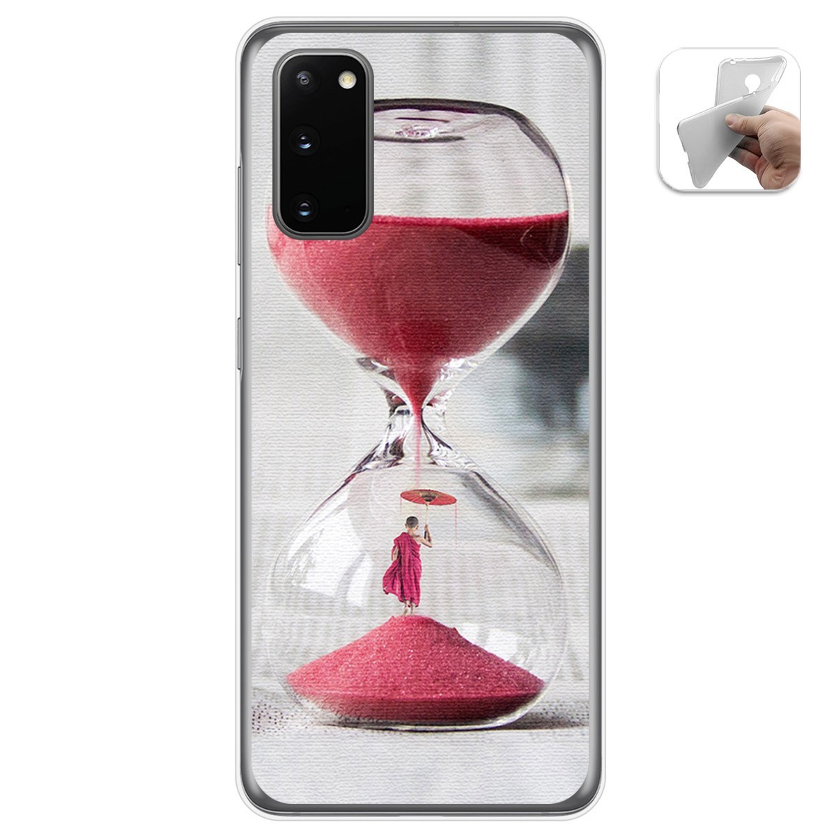 Funda Gel Tpu para Samsung Galaxy S20 diseño Reloj Dibujos