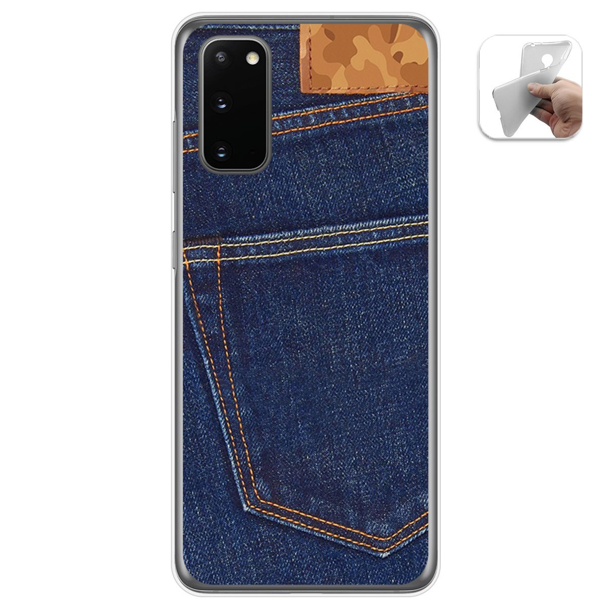 Funda Gel Tpu para Samsung Galaxy S20 diseño Vaquero Dibujos