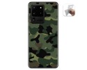 Funda Gel Tpu para Samsung Galaxy S20 Ultra diseño Camuflaje Dibujos