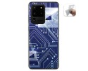 Funda Gel Tpu para Samsung Galaxy S20 Ultra diseño Circuito Dibujos