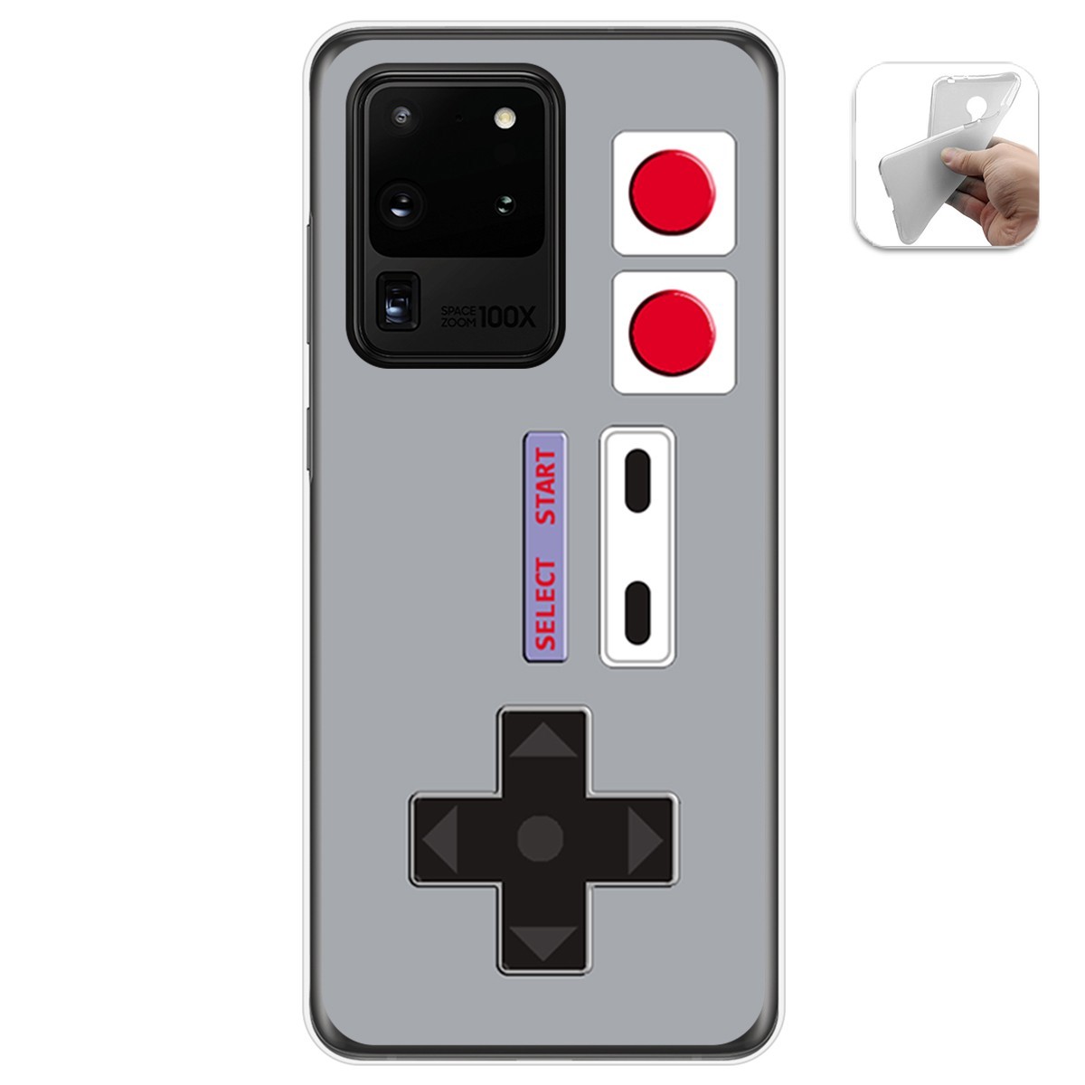 Funda Gel Tpu para Samsung Galaxy S20 Ultra diseño Consola Dibujos