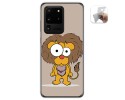 Funda Gel Tpu para Samsung Galaxy S20 Ultra diseño Leon Dibujos