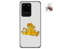 Funda Gel Tpu para Samsung Galaxy S20 Ultra diseño Leones Dibujos