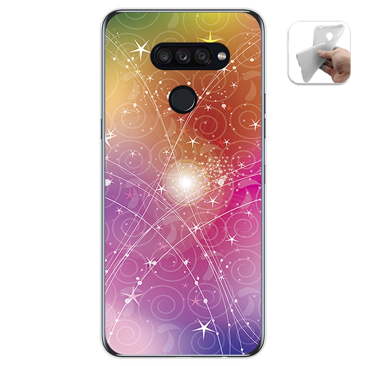Funda Gel Tpu para Lg K50S diseño Abstracto Dibujos