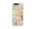 Funda Gel Tpu para Huawei P10 Plus Diseño Sellos Dibujos