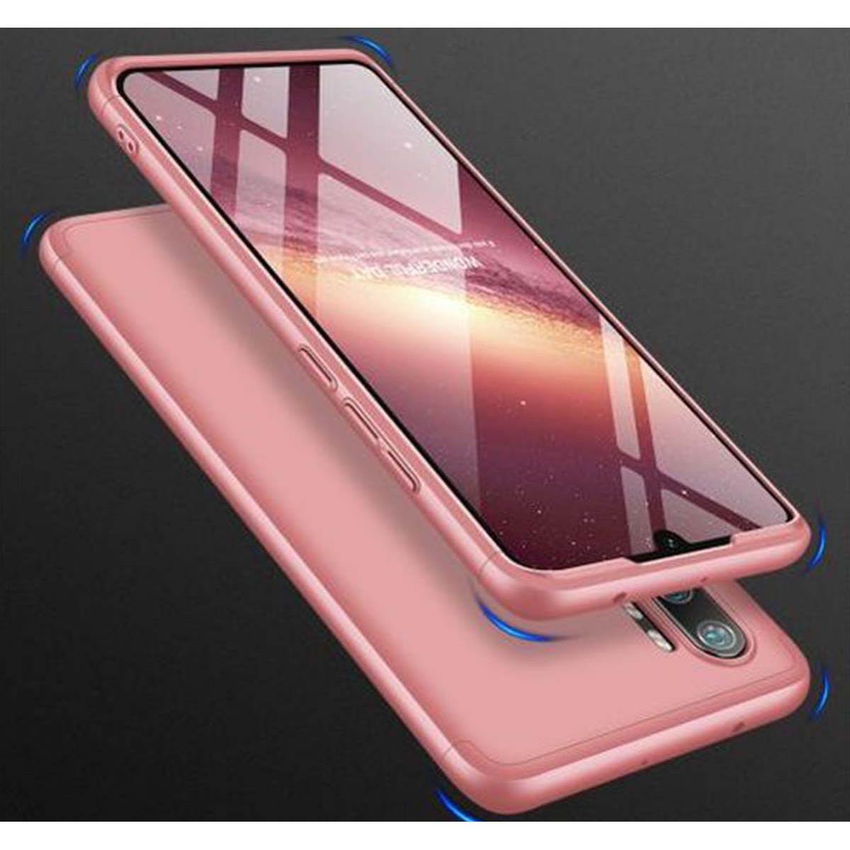 Funda Carcasa GKK 360 para Xiaomi Mi Note 10 Color Rosa