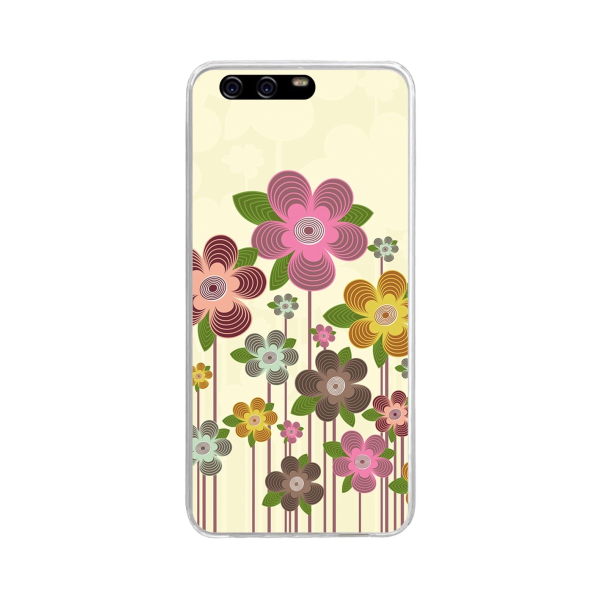 Funda Gel Tpu para Huawei P10 Plus Diseño Primavera En Flor Dibujos